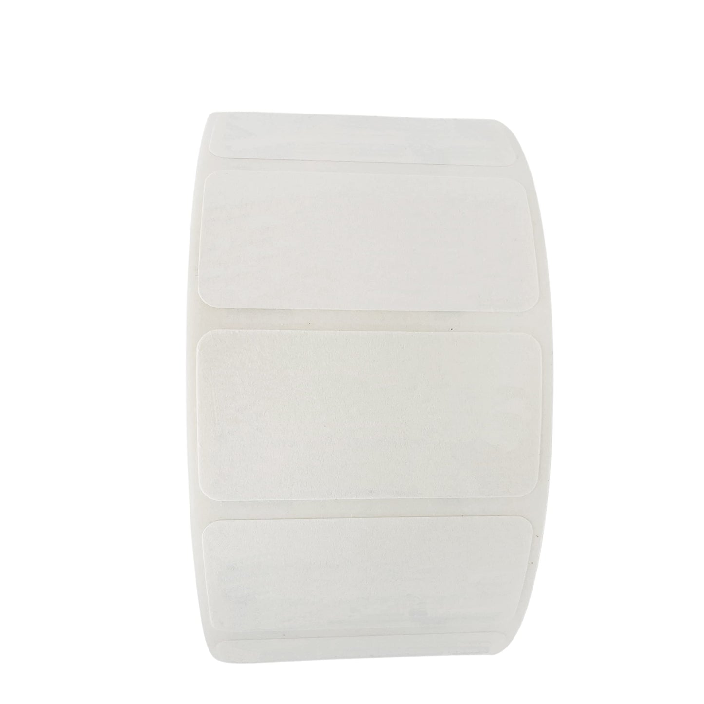 2x1 Dissolvable Labels for Food Storage - Container Stickers, Date Labels (250, Blank) 250 White