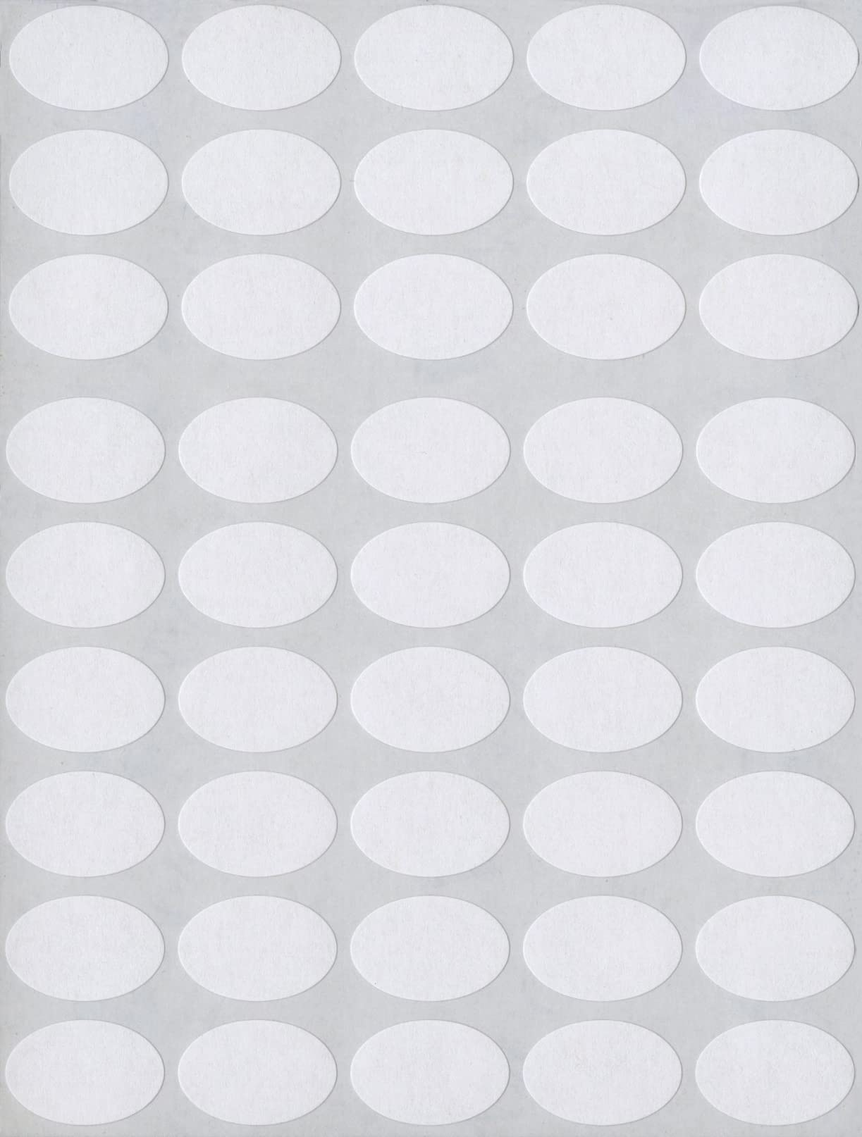 MACO White Oval Multi-Purpose Labels, 1/2 x 3/4 Inches, 1000 Per Box (MO-812)