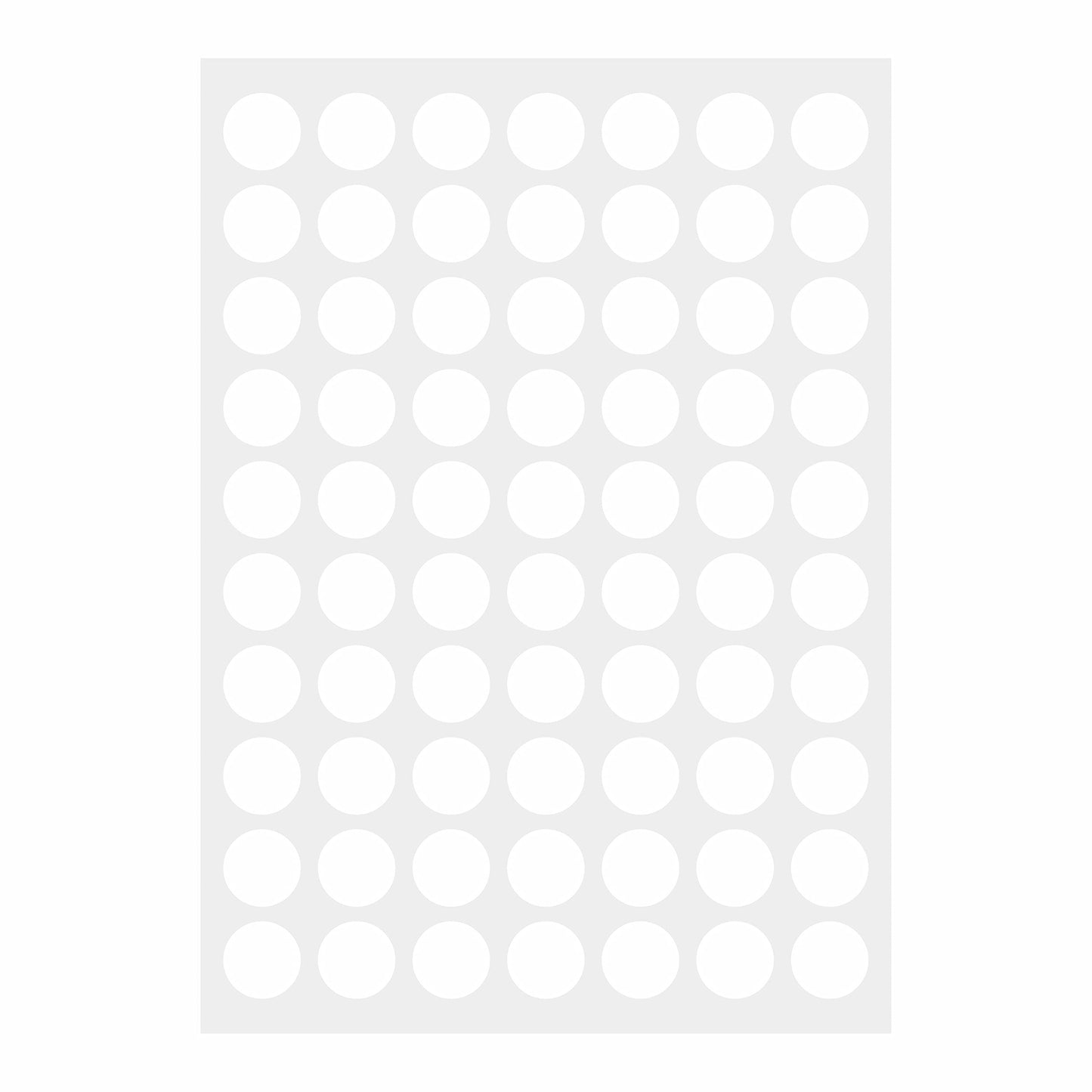 PARLAIM 1050 PCS 3/4 Inch White Circle Stickers, 15 Sheets, 0.75" Round Color Coding Dot Sticker Labels
