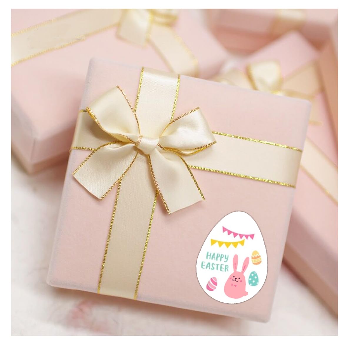 1.5x2 Inch Easter Egg Stickers Bunny Labels Flowers Mixed Designs Gift Boxes Decor Egg Stickers for Kids Happy Easter Sticker,300 Pcs