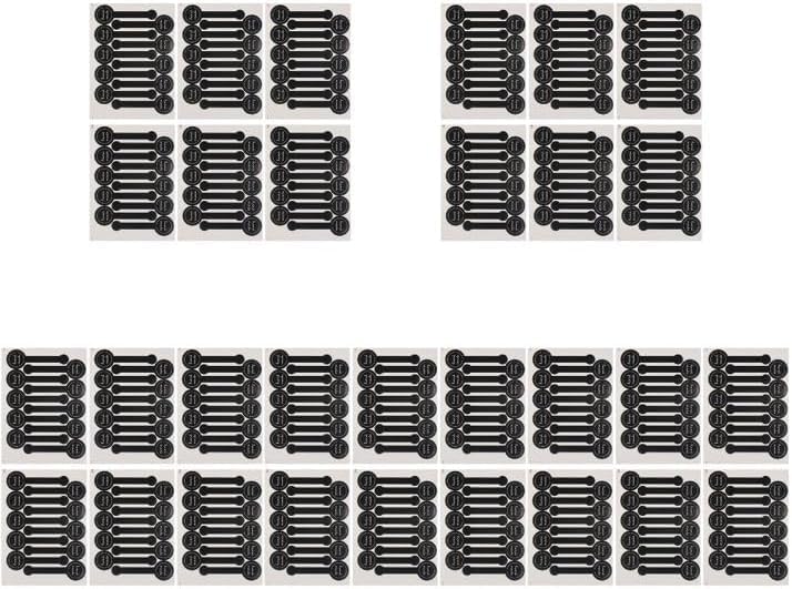 300pcs Black Self-Adhesive Handmade Food Baking Long Label Seal Stickers,Stickers for Pastry Bags Lollipops Candy Cake Sweat Bread Labels and Stickers,Kitchen Utensils and Gadgets
