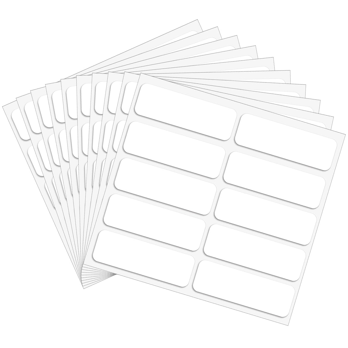 100 Pcs No-Iron Labels for Clothes Washable, Self-Adhesive Personalized Name Labels 1.8" x 0.6" Clothing Labels for School Kids Daycare Nursing Homes Camp Laundry Shop Washer & Dryer Safe 1.8" x 0.6"