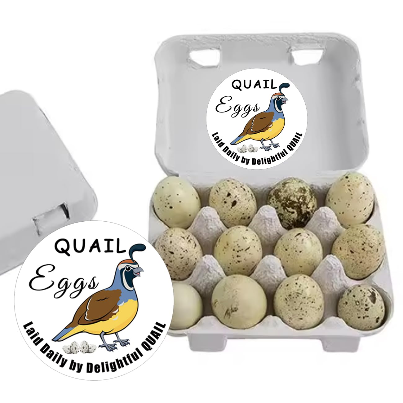 Chicken Quail Duck Eggs Carton Stickers 2 inch Farm Fresh Eggs Carton Labels Egg Packaging Handling Instructions Stickers for Farm Fresh Egg Business 160Pcs (Color2) Color2