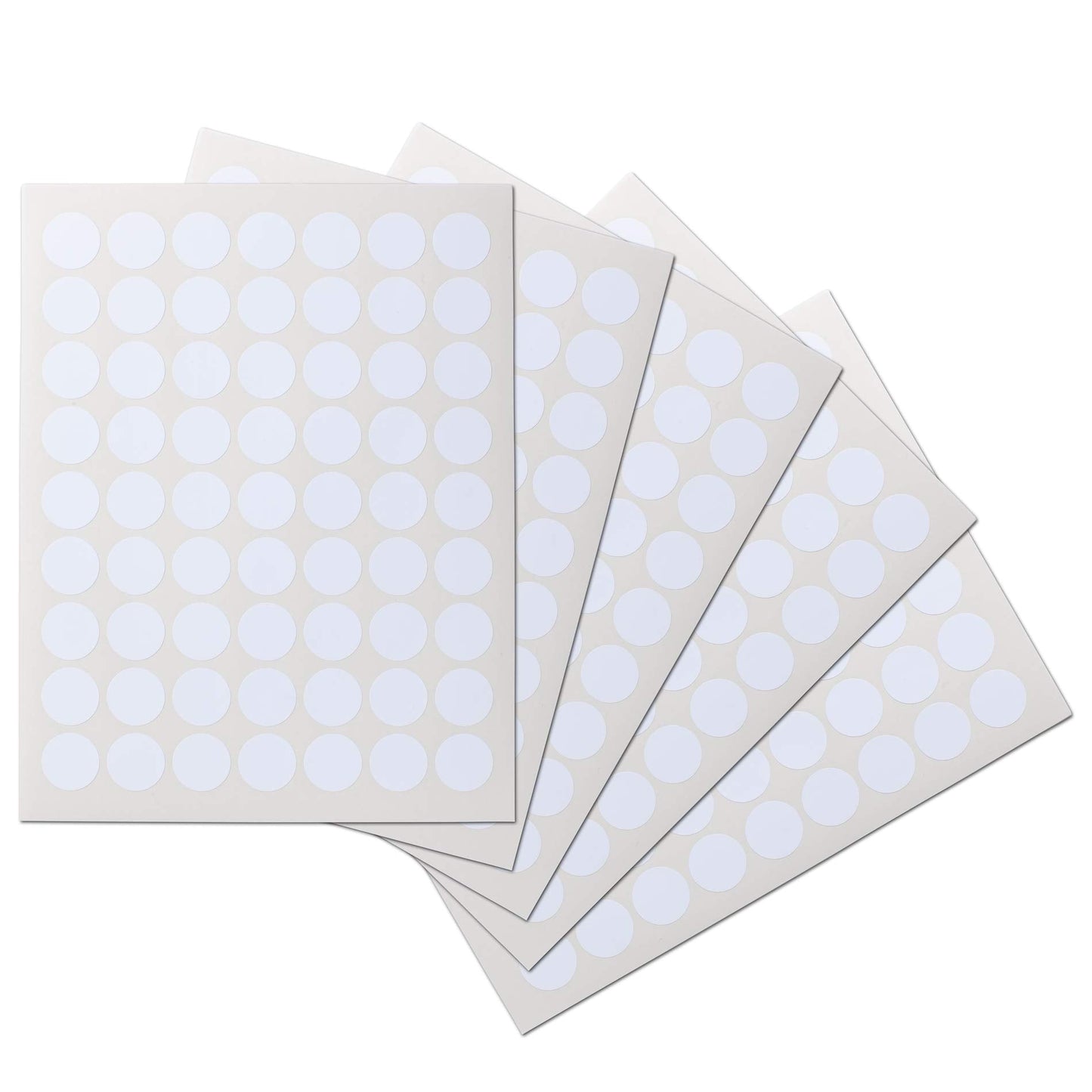 Waterproof Essential Oil Labels, 315 Circles, 1 Inch Diameter, Oil Proof, Highly Durable Blank Stickers