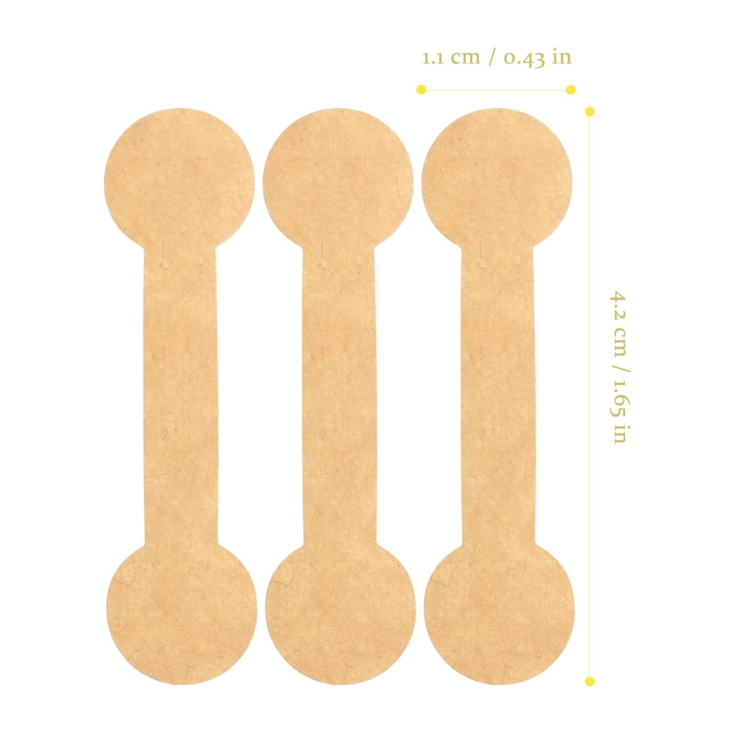 2 Rolls Label Sticker Baked Goods Labels Handmade Stickers Safety Stickers Labels for Jars Tamper Proof Earring Stickers Envelopes Kraft Labels Kraft Paper Seal Accessories