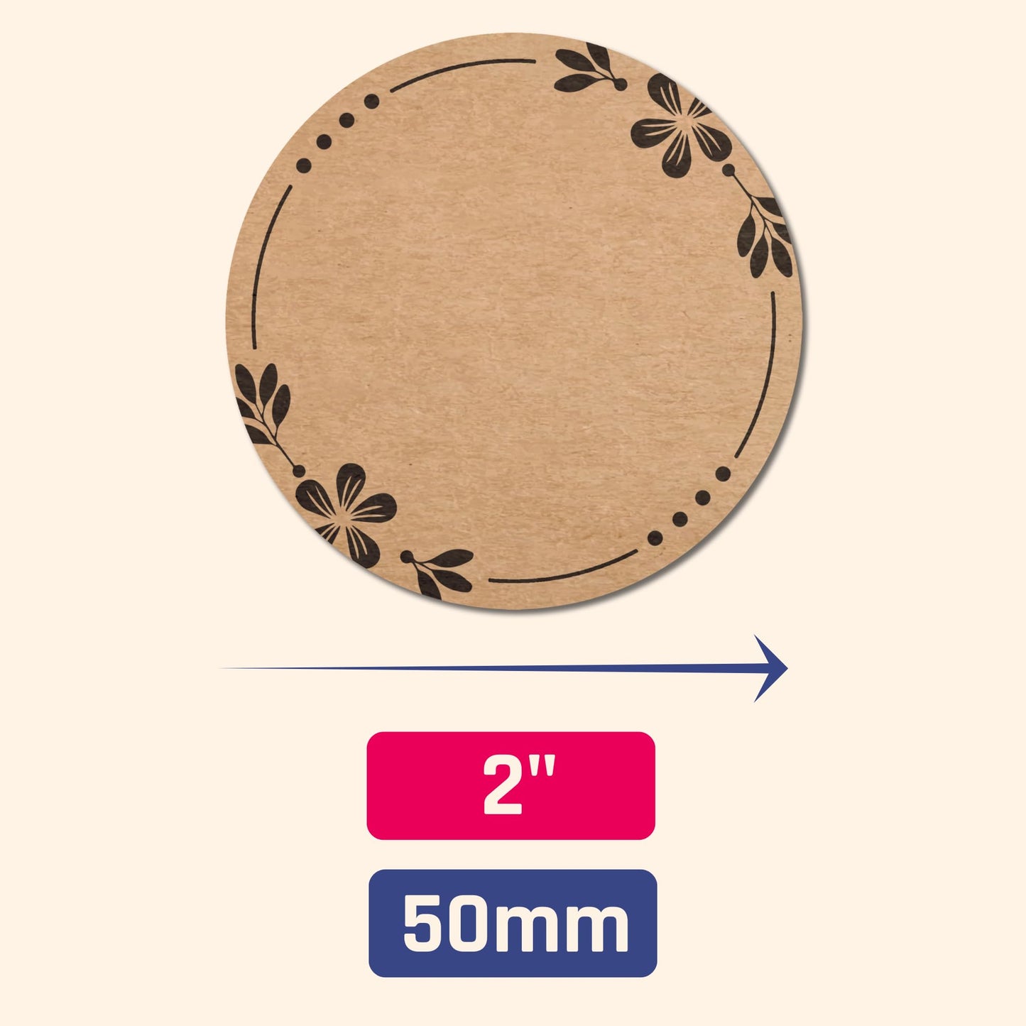 300 Pieces, 2 inch - Canning Labels for Mason Jars, Brown Kraft Jar Stickers to Write On 300 Pieces