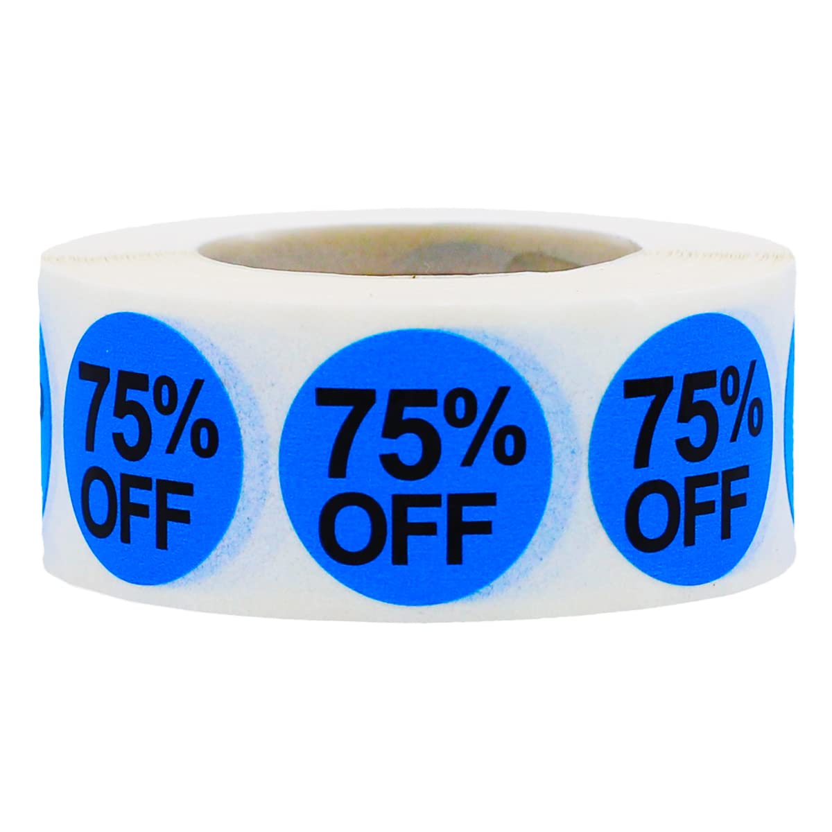 75% Percent Off Stickers for Retail 0.75 Inch 500 Adhesive Labels