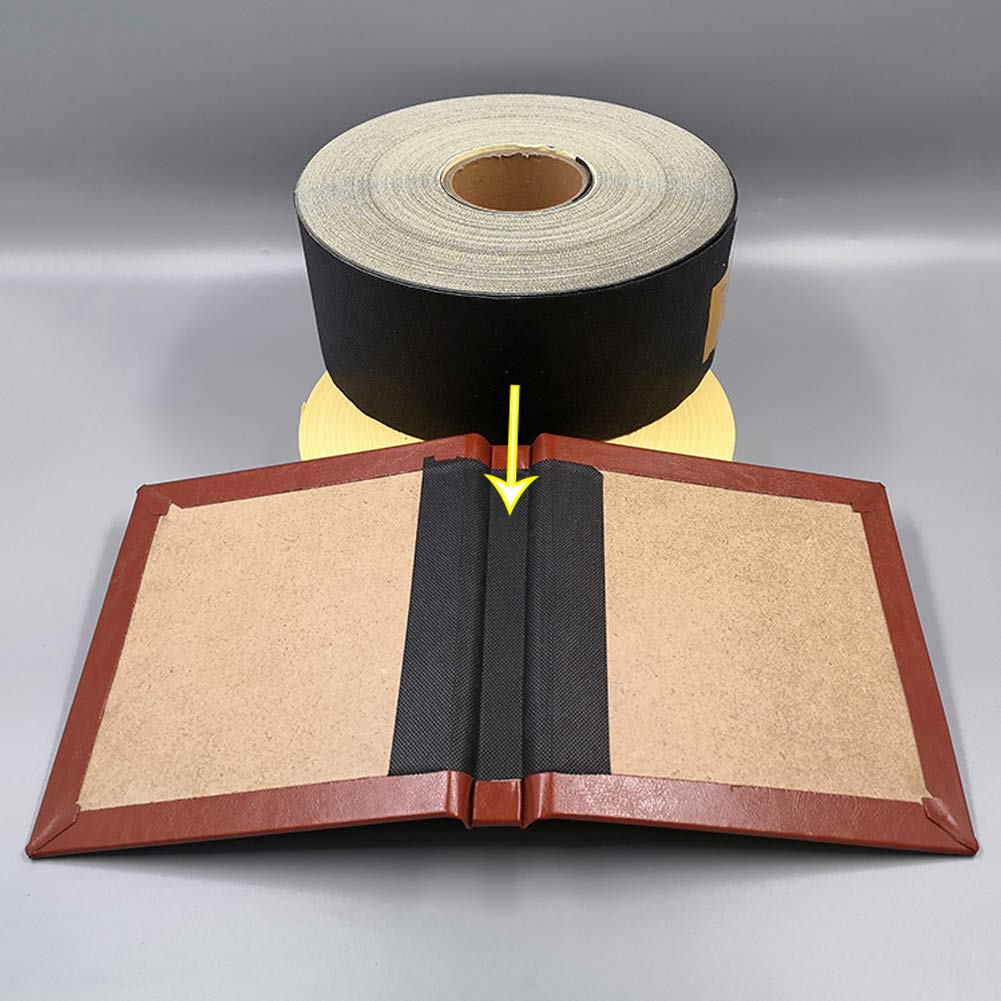 GORGECRAFT 2 Inch x 21 Yard Bookbinding Tape Cloth Book Repair Tape Cloth Library Book Repair Craft Tape for Bookbinders Sofa Cord, White