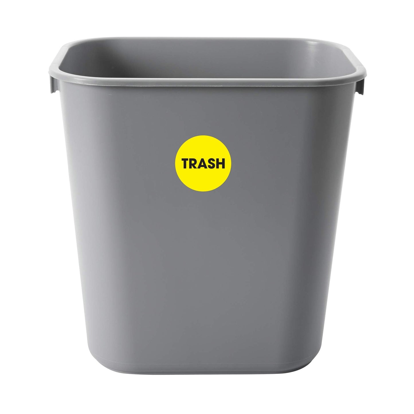 Discount Tag & Label 'Trash' Labels/Stickers, 2' Circle, Fluorescent Yellow, 500 Labels Per Roll (1 Roll)