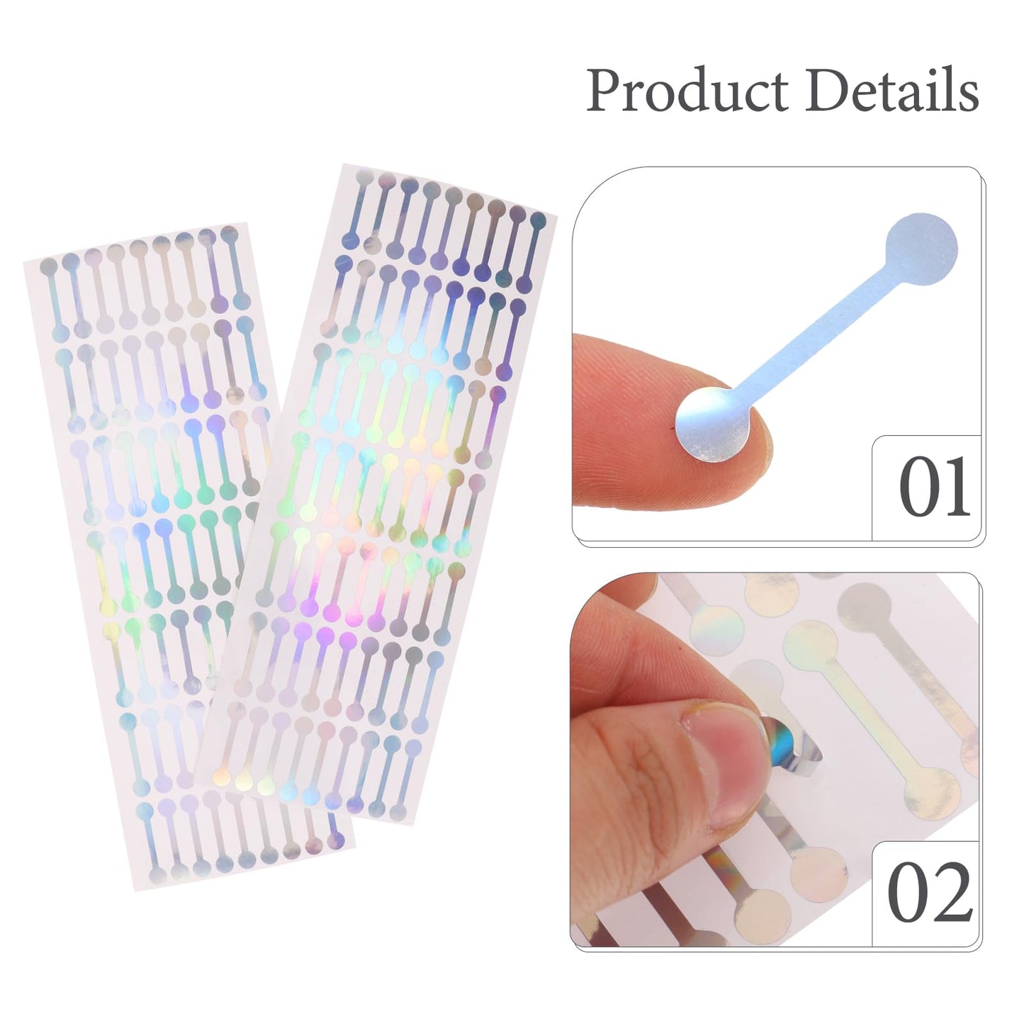 500pcs Tamper Evident Labels Tamper Proof Decals Package Seal Self Adhesive Security for Packaging Sealing Food Drink Delivery Supply