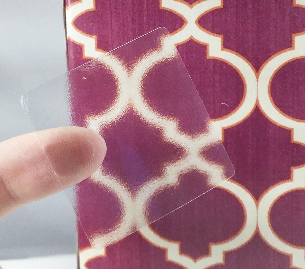 Ultra Clear Retail Wafer Seals for Mailing Packaging 1.5 Inch 500 Adhesive Stickers