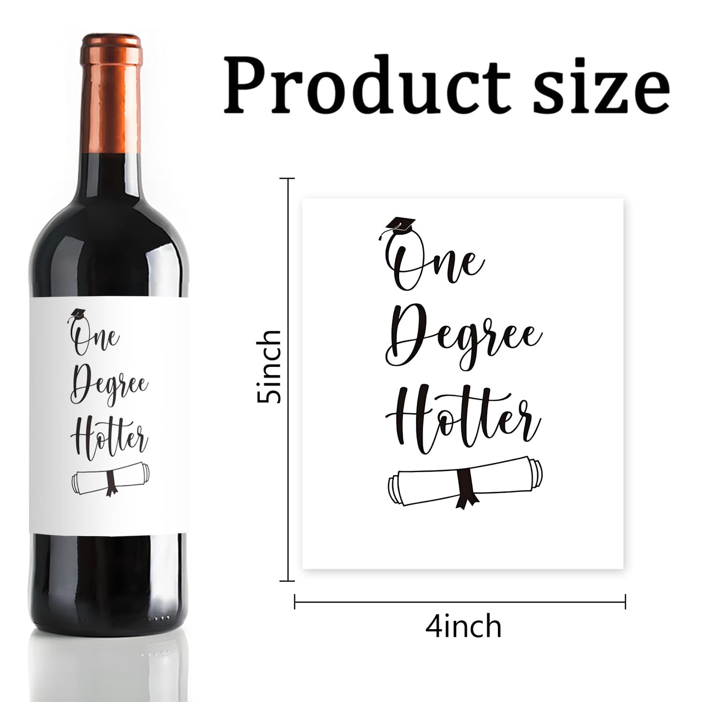 24 Pcs Funny Appreciation Gifts Wine Labels Thank You Wine Bottle Stickers Beyond Grateful Wine Labels for Bottles Gifts for Women Men