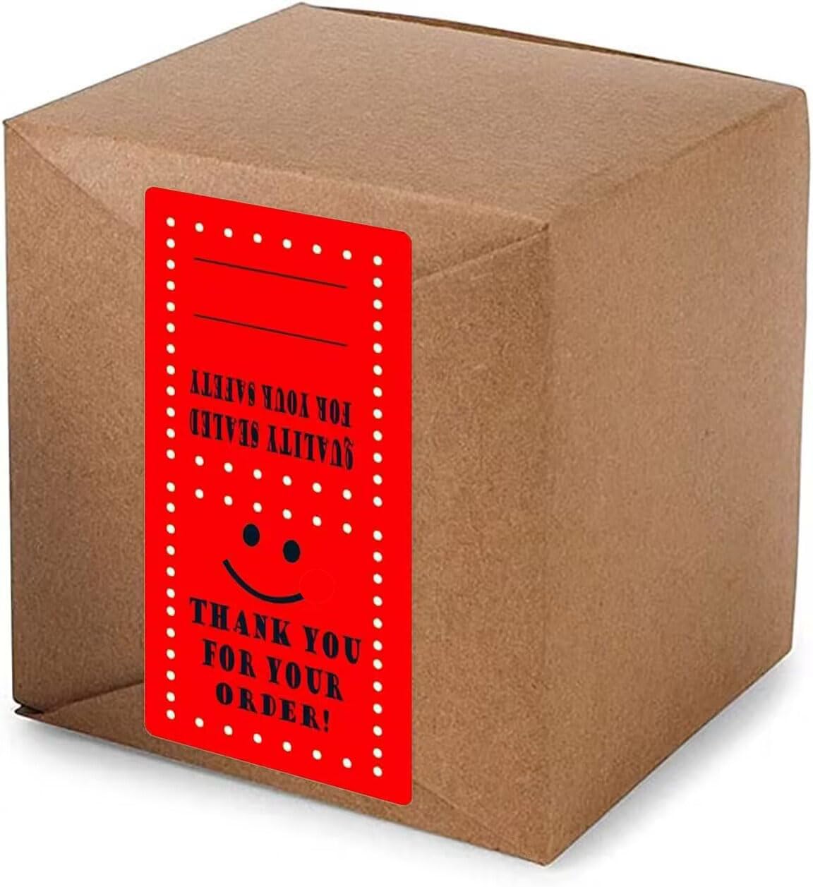 Quality Sealed Sticker,2 x 4 inch Tamper Evident Quality Seal Labels for Delivery Pick Up Catering Food Safety Stickers,Food Delivery Stickers(500 Pcs)