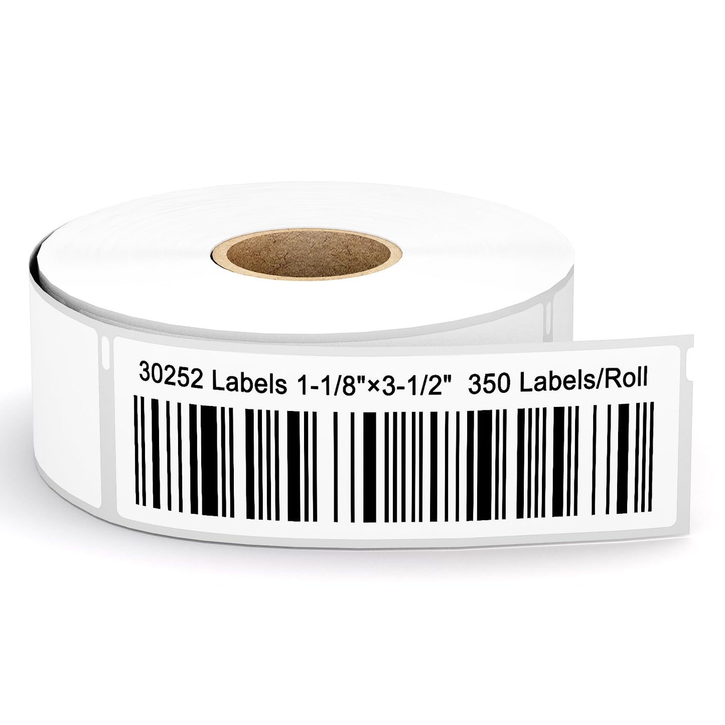 1-1/8" x 3-1/2" Thermal Labels Replacement for Dymo 30252 Multipurpose Address Barcode Label & Shipping Labels Compatible Dymo Labelwriter, Not Fit 5XL & 550 BIAlabel White 1 Rolls - 30252