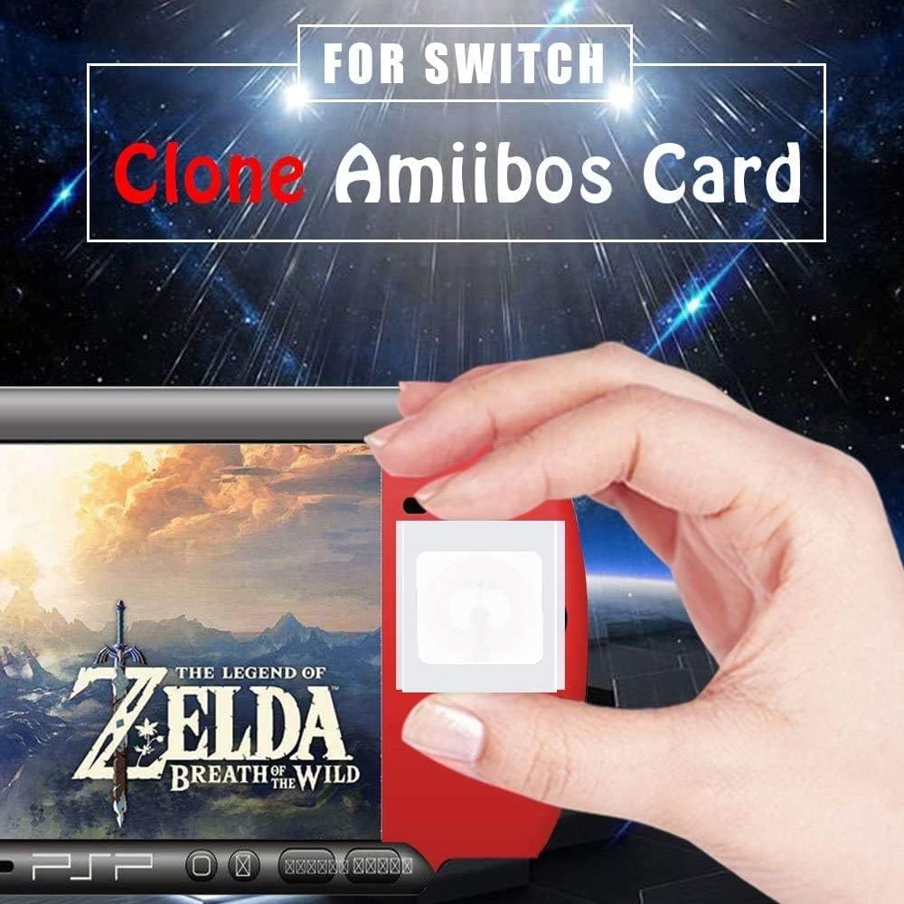 10 PCS NFC Tags NATG215 NFC Sticker, BABIQT Square NFC 215 Tag Stickers NFC Chip 13.56MHz 1X1 inch Compatible with Amiibo and Tagmo 10PCS NTAG215 Square Tag