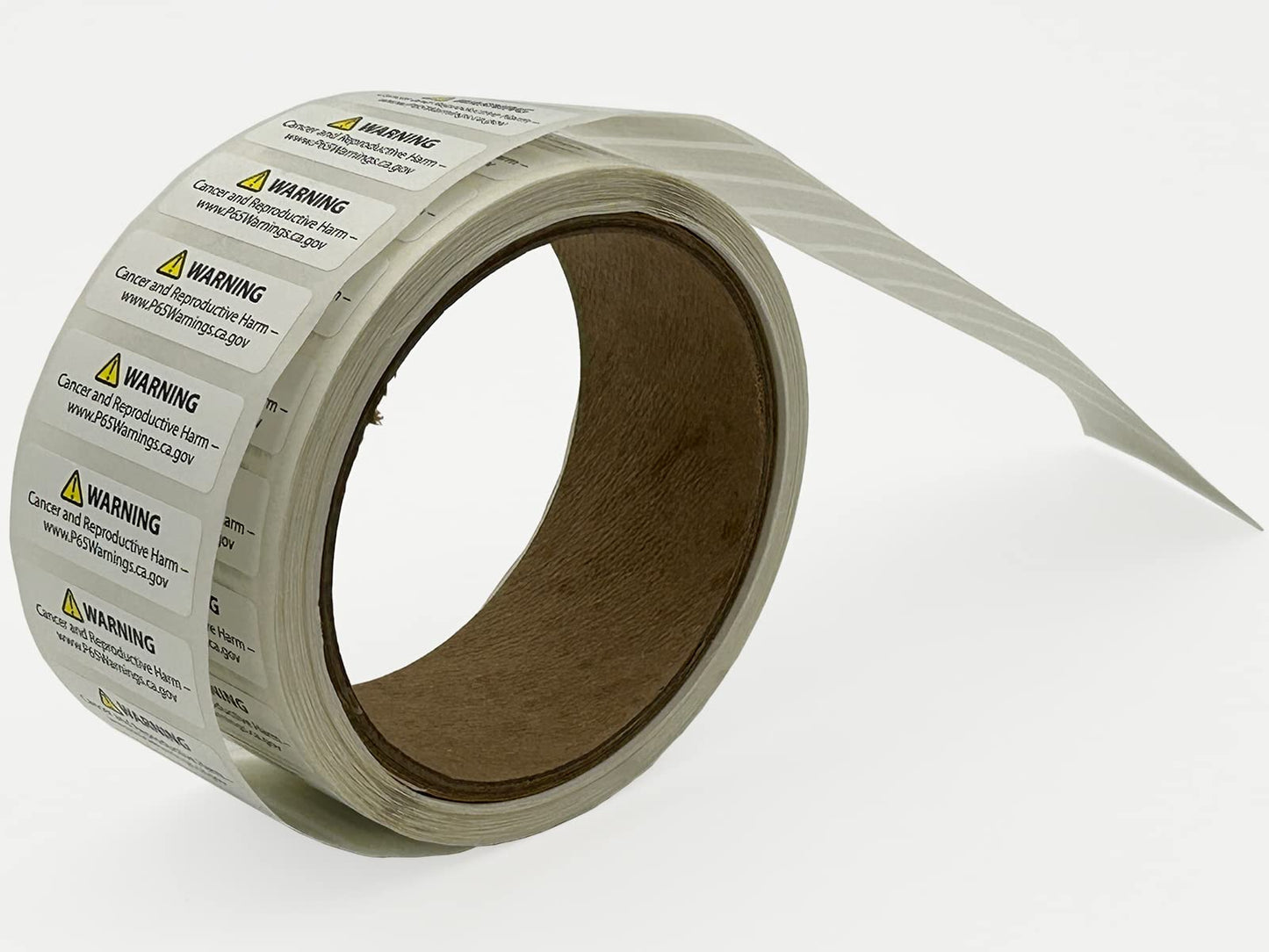 Proposition 65 Truncated Warning Labels, 0.5 Inch by 1.5 Inch | 1,000 Count