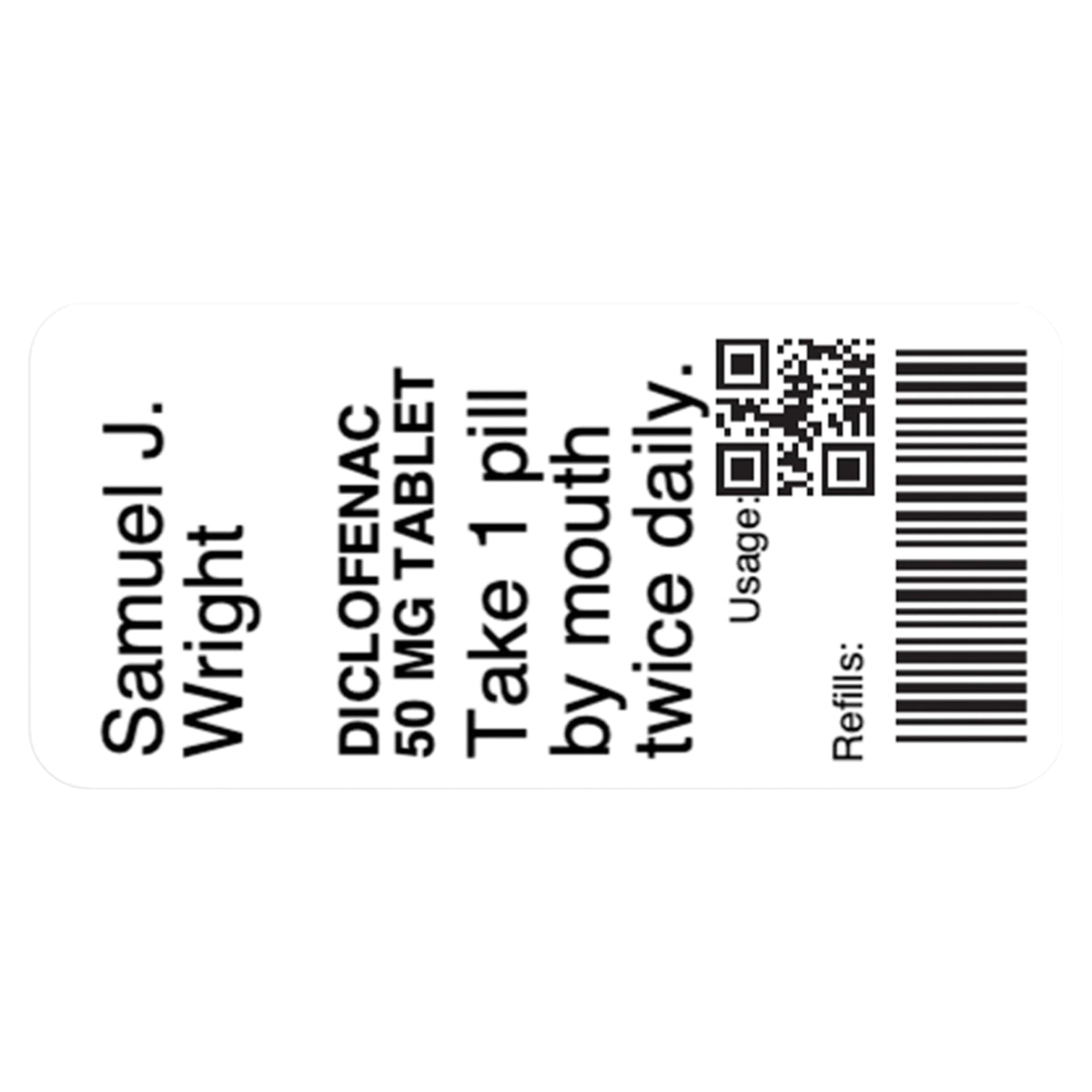 DYMO Authentic Durable Laboratory Labels for LabelWriter Printers, 25 mm x 54 mm, 500 Self-Adhesive Labels