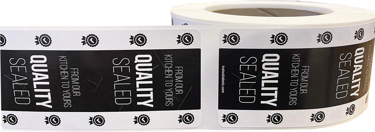 Tamper Evident Labels Quality Sealed Food Seal Stickers, 2 x 4 Inch 500 Total Stickers, Labels for Food Containers, Writable Tamper Proof Stickers - Ideal for Secure Food Delivery