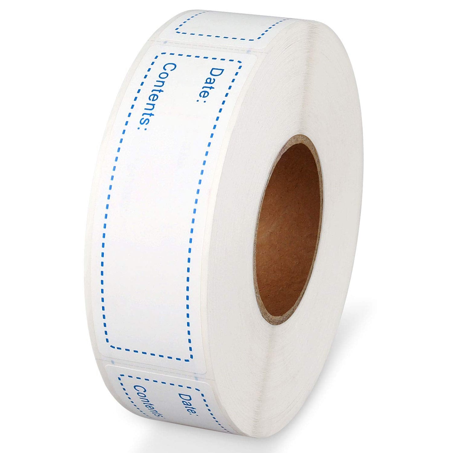 Removable Freezer Labels for Food Storage Blue 1x3inch 500pcs
