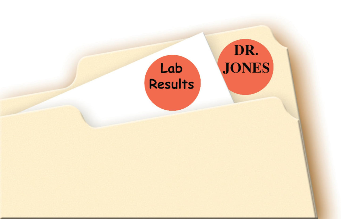Avery Print/Write Adhesive Removable Labels, 0.75 Inch Diameter, Red - Orange Neon, 1008 per Pack (5467)