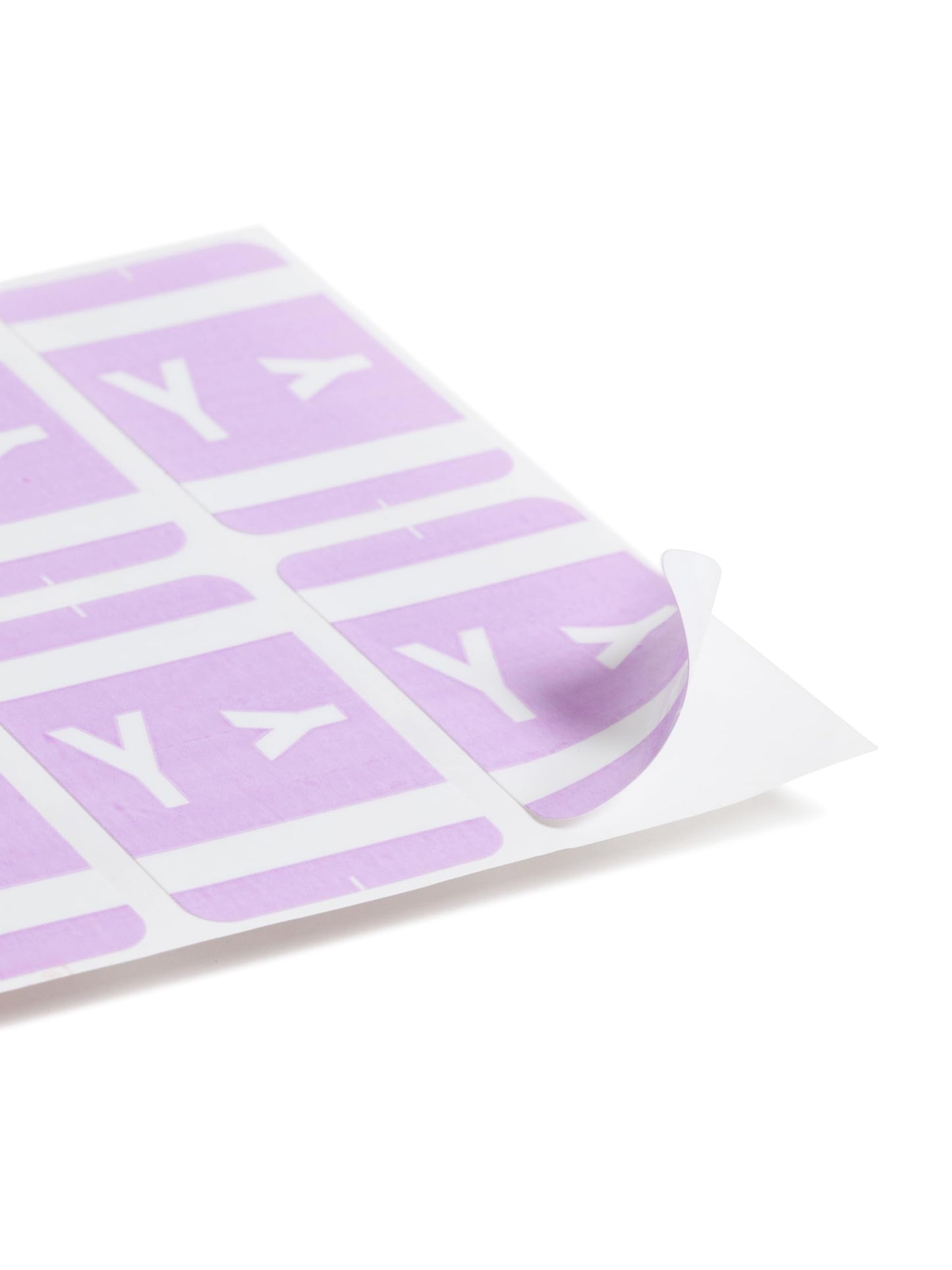 Smead AlphaZ ACCS Color-Coded Alphabetic Label, Y, Lavender, 100 Labels per Pack (67195)