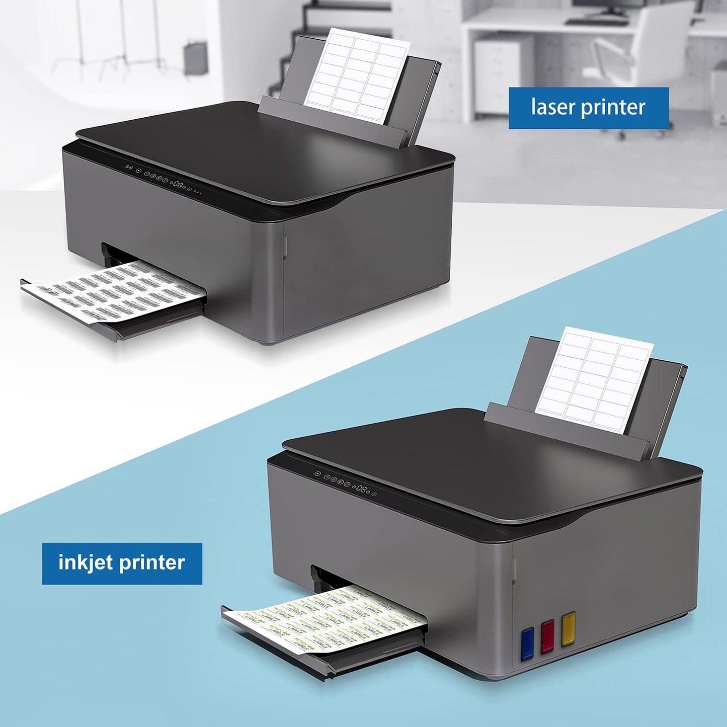Methdic Address Labels 1" x 2-5/8" 900 Labels Sticker Paper for Laser/Ink Jet Printer Mailing Labels 8.5"×11" White 30 per Sheet 1" x 2-5/8"(30-UP) 30 Sheets