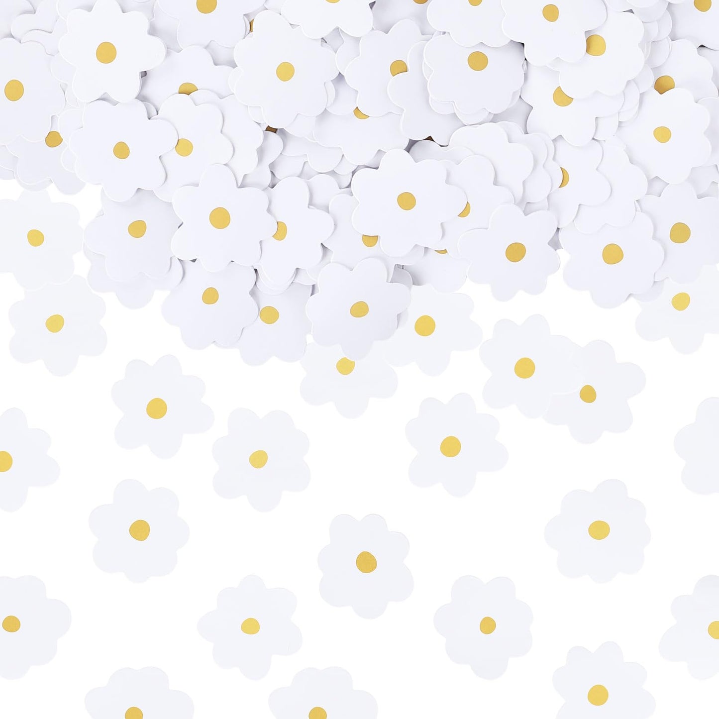 Whaline 480Pcs Boho Groovy Stickers Daisy Flower Decal Stickers Floral Self-Adhesive Label Stickers for DIY Crafts Scrapbooking School Teacher Students Rewards, 12 Design