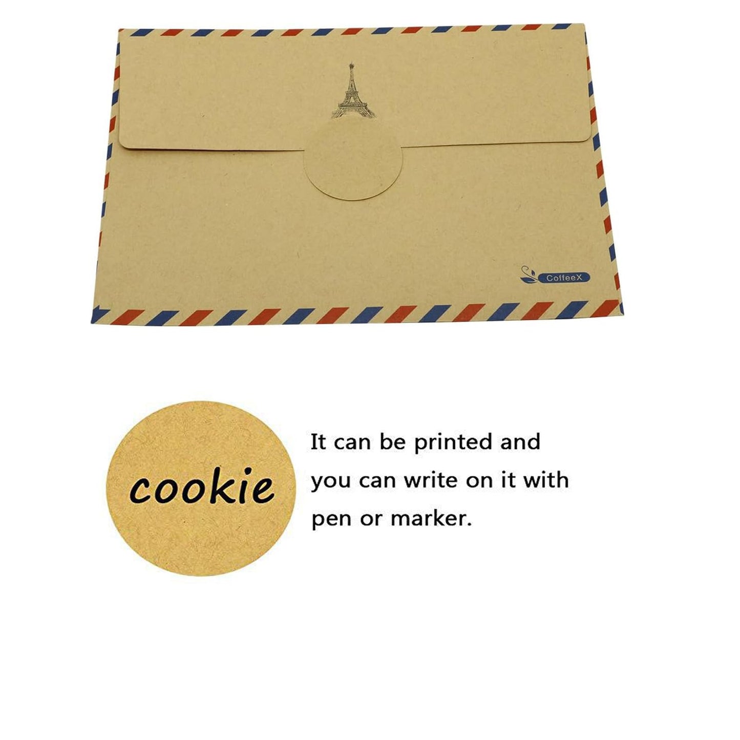 1000PCS Kraft Circle Stickers, 1 Inch Round Blank Garage Sale Price Stickers, Kraft Coding Tag Labels, Brown Natural Envelope Seals for Home, Classroom, Jam, Canning Jar Labels Brown 1 Inch