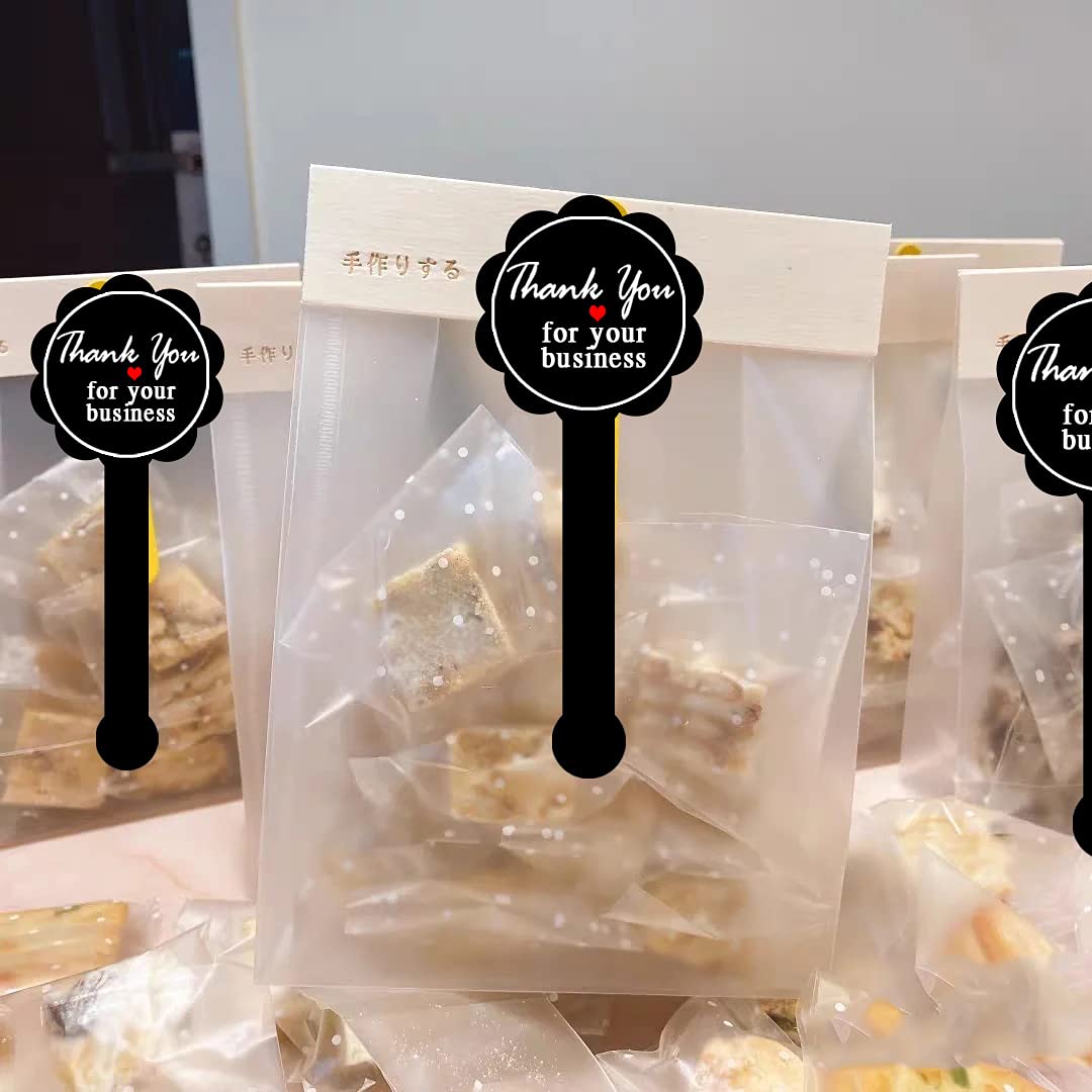 Thank You for Your Business Stickers,Tamper Evident Labels,Thank You for Your Order Labels,for Birthdays,Weddings,Giveaways,Perfect for Small Business Owner,200 Pcs.