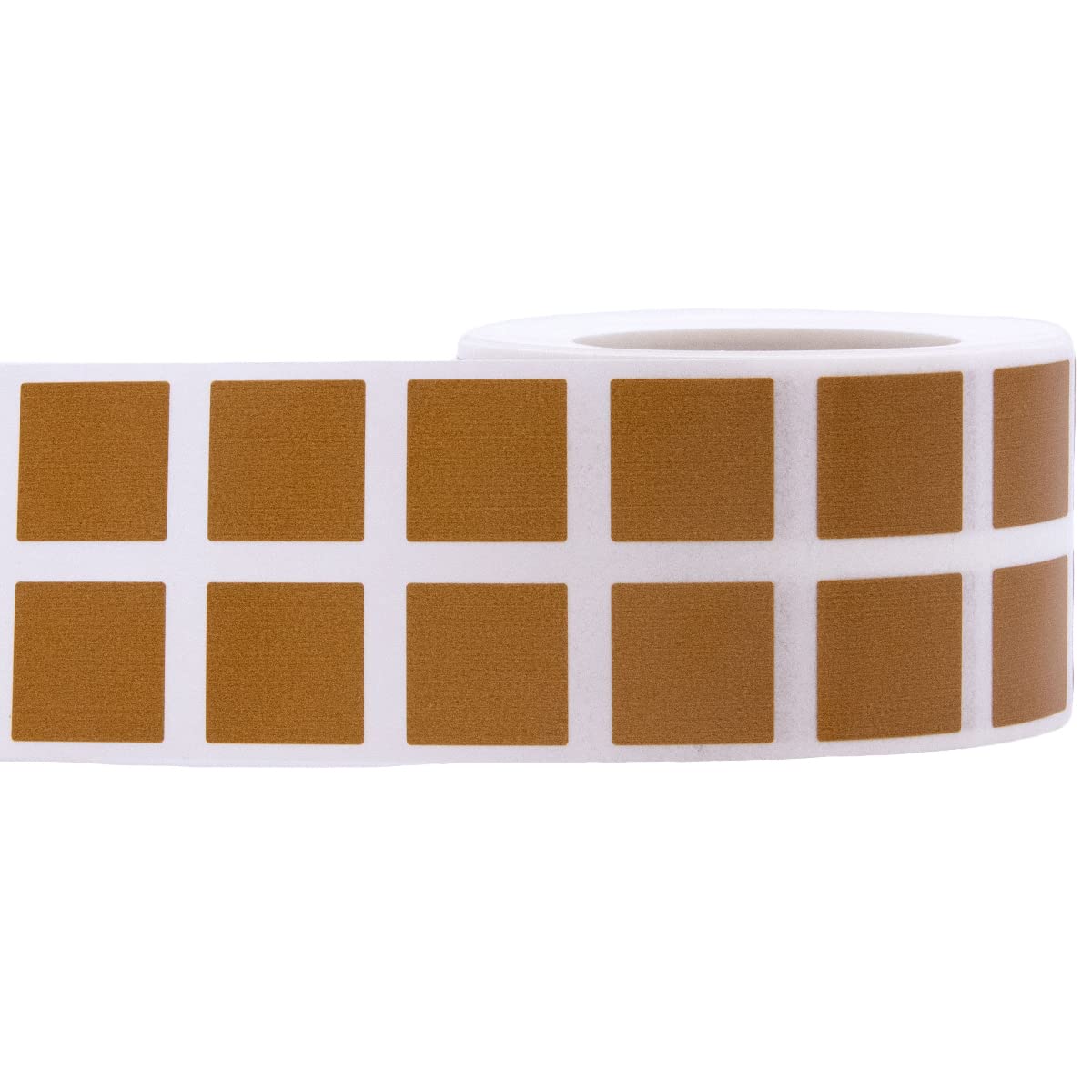 Tan 1/2" Inch Square Adhesive Labels 1,000 Color Coding Dot Stickers for Efficient Inventory Management, Crafting Projects, and Organizational Tasks in Offices, Schools, and Homes Tan