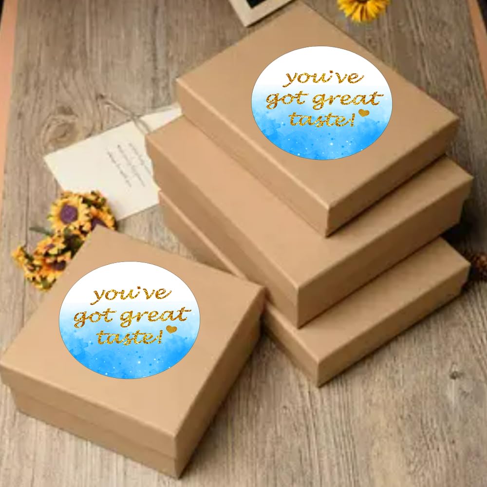 You've Got Great Taste Sticker,2 Inch Business Thank You Stickers,Shipping Stickers,Small Business Labels,240 Pcs