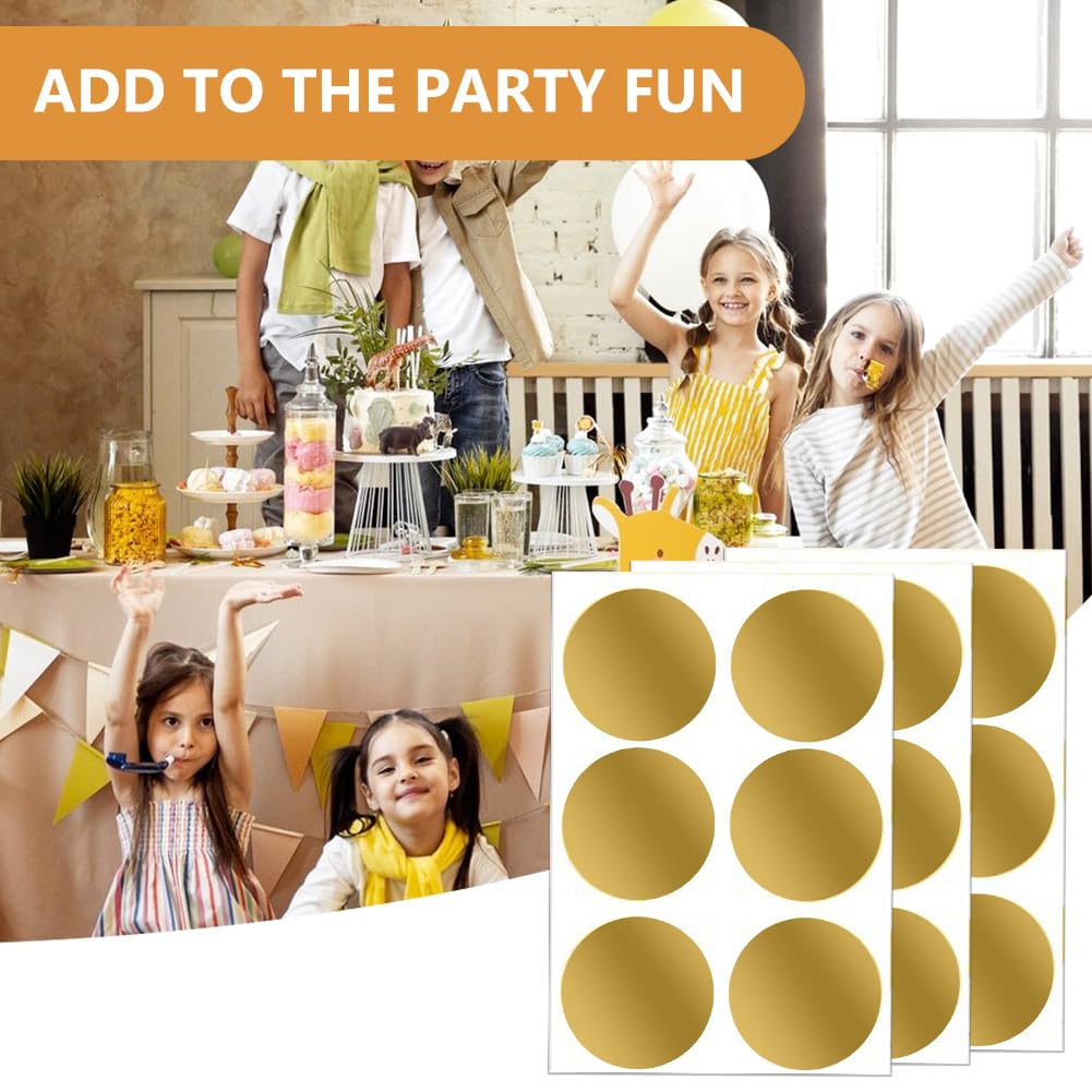 60 PCs Scratch Stickers,2 inch Circle Scratch Off Labels Self Adhesive Scratch Off Cards for Scratch Off Stickers Lottery Tickets DIY Raffle Card Creating(Gold) Gold