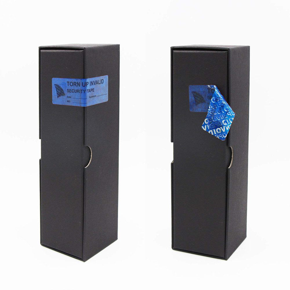 100Pcs Tamper Evident Security Void Stickers1x3 inch Blue No Transfer No Damage to Protected Item Tamper Proof Labels Safety Torn up Invalid Seals Tape