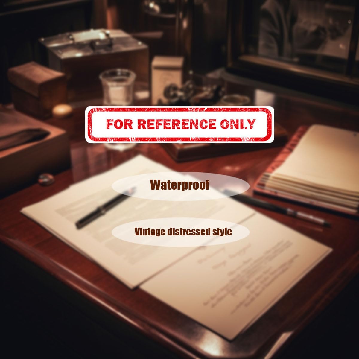 “for Reference ONLY” Waterproof Removable Label | Pack of 400 (Set A, 0.5 X 2) Set A "0.5 X 2 "