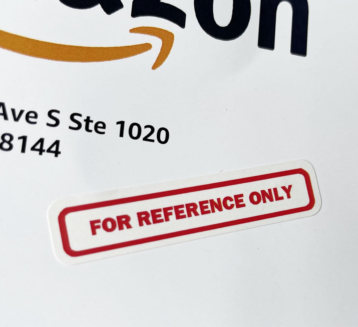 “for Reference ONLY” Waterproof Removable Label | Pack of 400 (Set A, 0.5 X 2) Set A "0.5 X 2 "