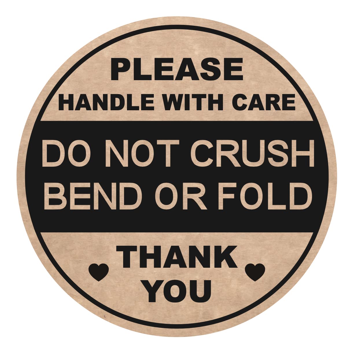 2 inch 300 PCS Do Not Crush Bend or Fold Handle with Love Labels Stickers Shipping Mailing Cartons Envelops Adhesive Labels