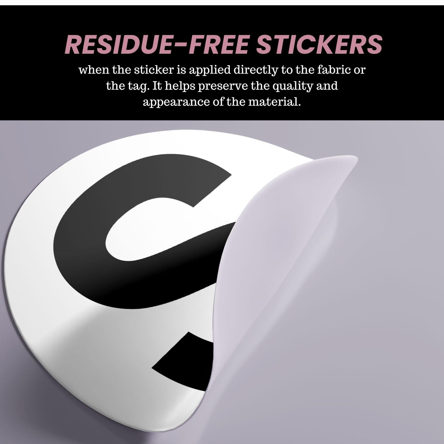 3,500 Pcs Clothing Size Stickers, 3/4 Inch Round Self-Adhesive Labels – 500 Per Roll, 7 Sizes (XS, S, M, L, XL, XXL, XXXL) – White Stickers with Black Text for Clothing and Retail Organization