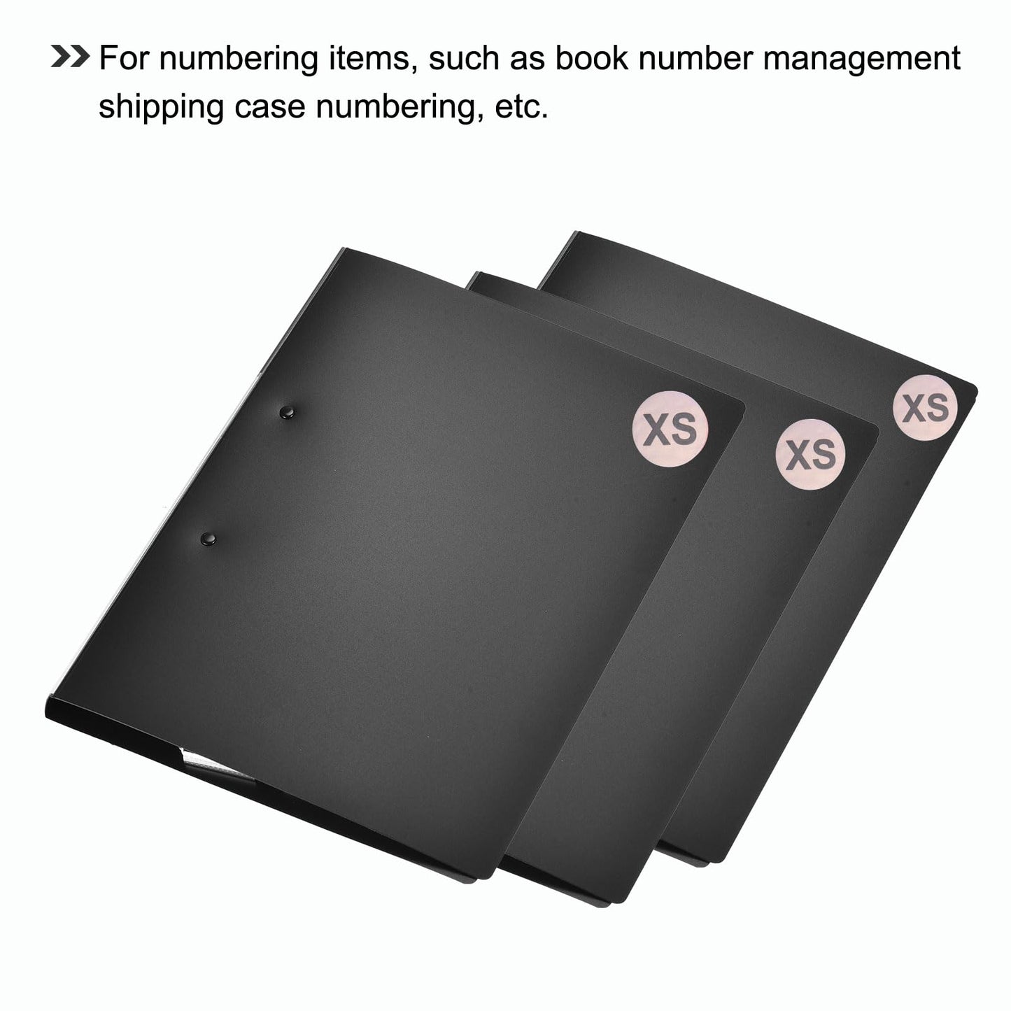 MECCANIXITY Laser Capital Letter Stickers, 0.4 Inch Alphabet S,M,L,XL Round Self-Adhesive Reflective Letter Stickers for Inventory, Storage, Organizing,1 Set(40 Sheets,4000 Stickers)