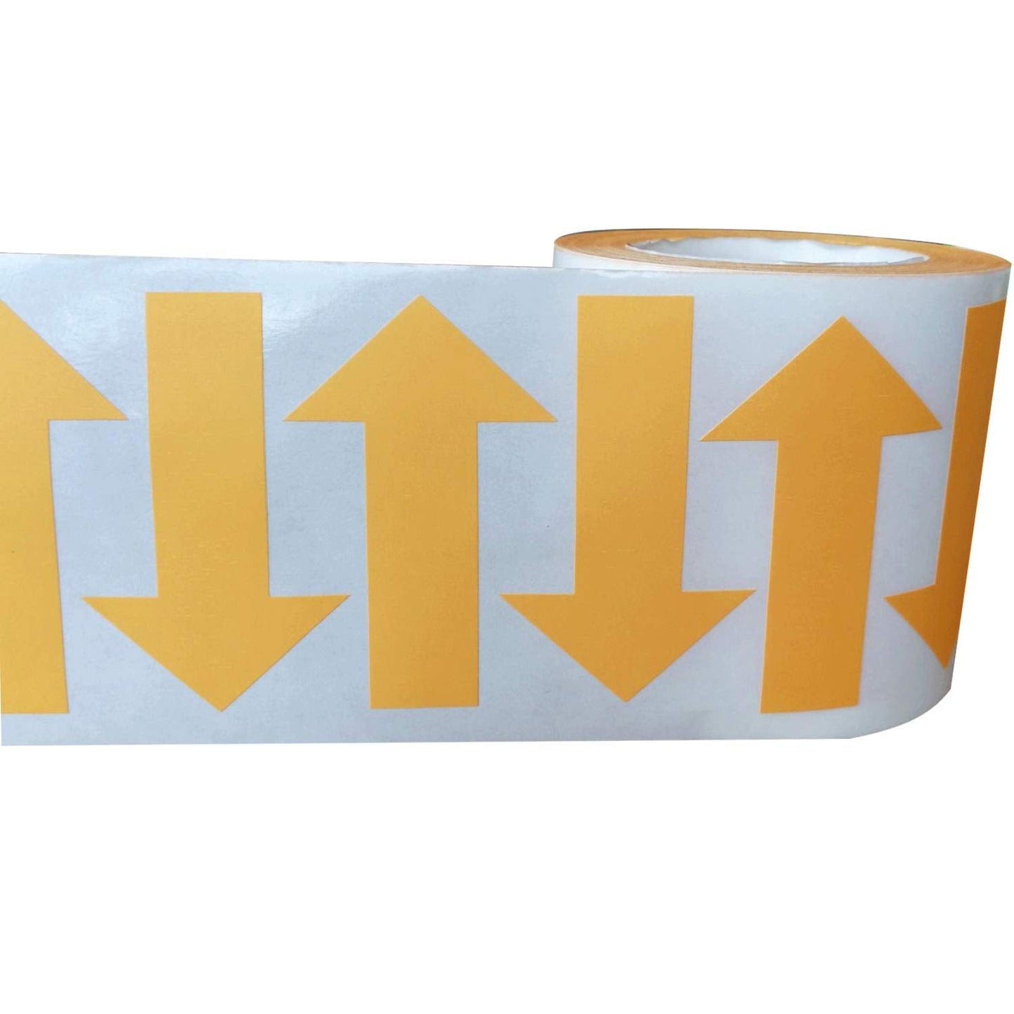500 pcs Orange Arrow Stickers 2"×1.25" Adhesive Marking Stickers Arrow Shape Left Right Sign Labels for Indoor Or Outdoor Use.