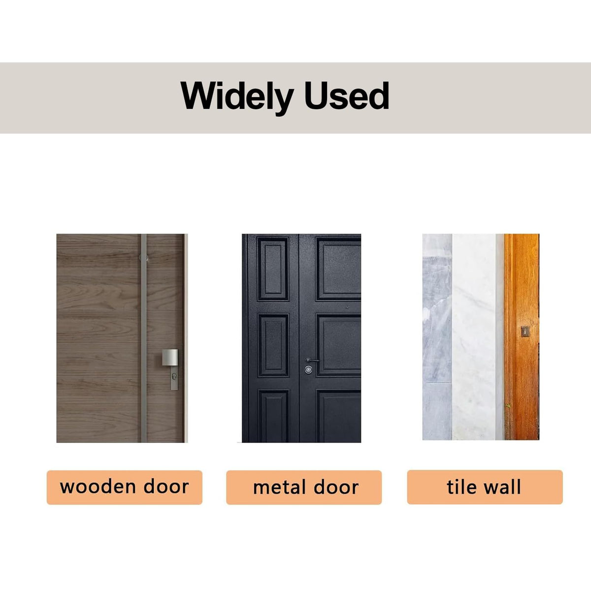 Double Sided Tape for Ring Video Doorbell Mounting - No Drill & Strong Adhesive 6-Pack