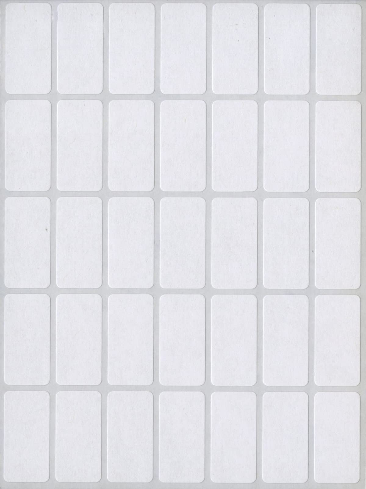 MACO White Rectangular Multi-Purpose Labels, 1/2 x 1 Inches, 1000 Per Box (MS-816)