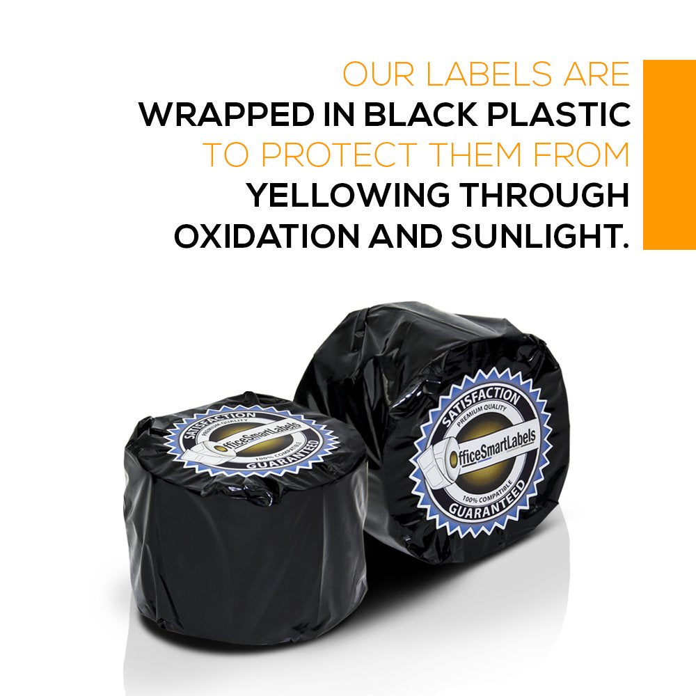 OfficeSmartLabels 2-1/4 x 1-1/4 inch, Multipurpose Labels, Compatible with 30334 (1 Roll / 1000 Labels Per Roll)