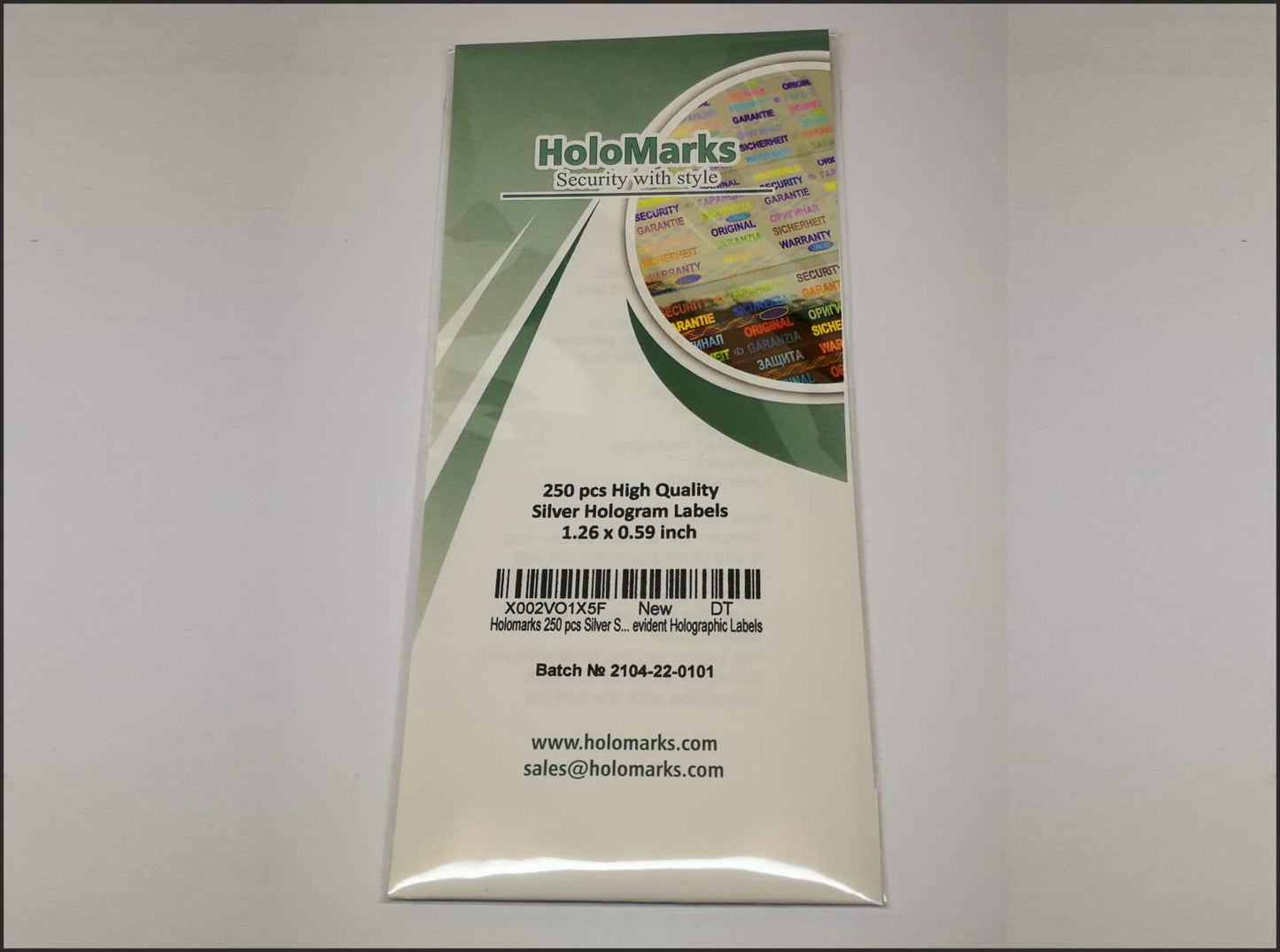 1000 pcs Warranty Seals 1.25 x .59 Inch Security Hologram Stickers, Void Tamper evident Labels