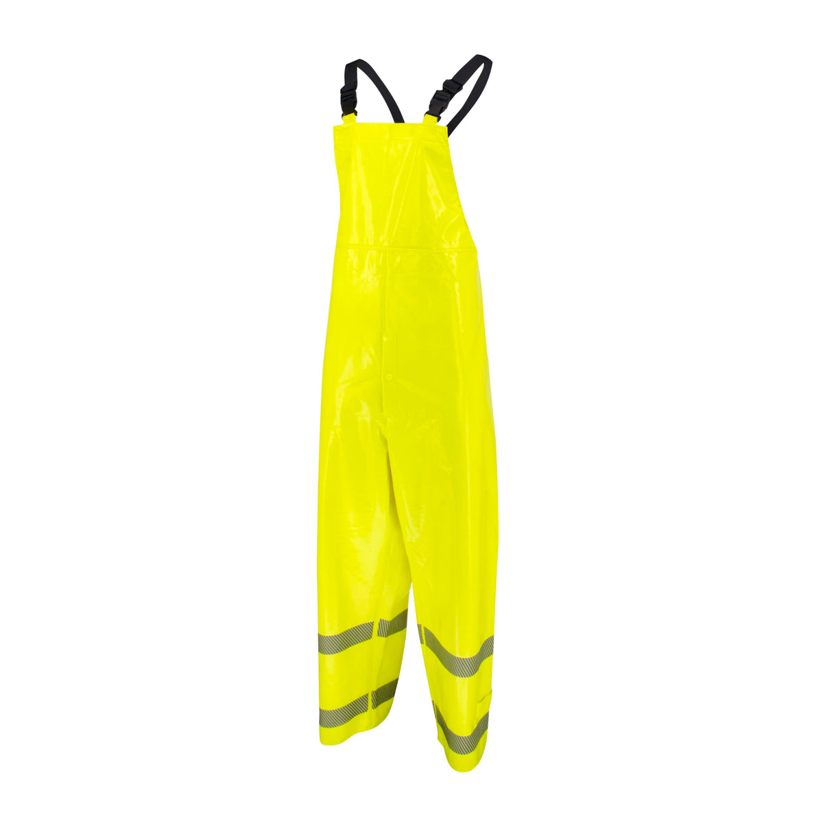 Radians Unisex Rw08b Class E Self-extinguishing Rain Bib With Safety Fly Small Lime