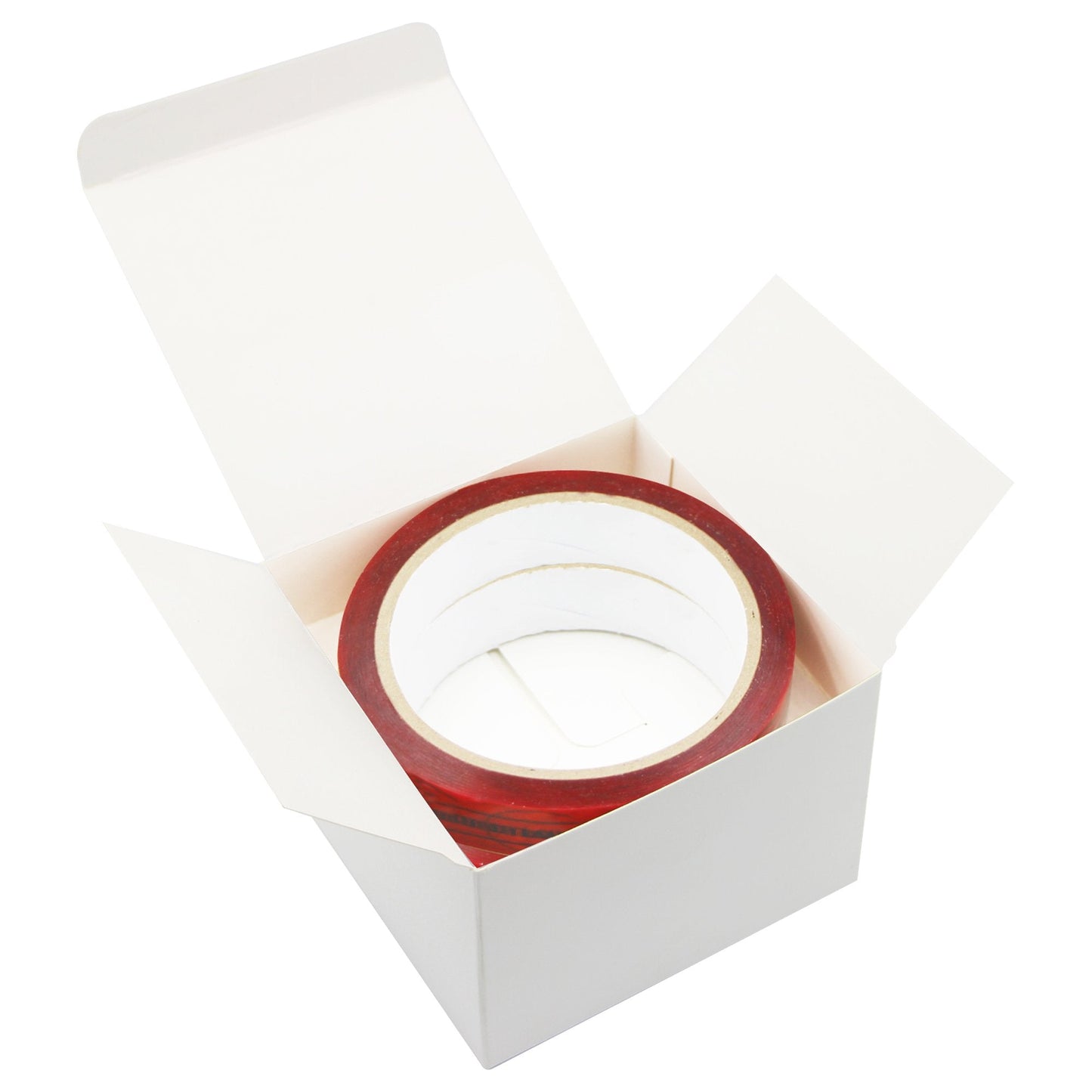 Solitary Walker 2 Rolls Tamper Proof Security Seal Tapes Complete Transfer 1 Inch x 55 Yards Resistant Ultra-Thick Safety Stickers Labels Seals Prevent Opened Void Tape Red 1 inch x 2 volumes
