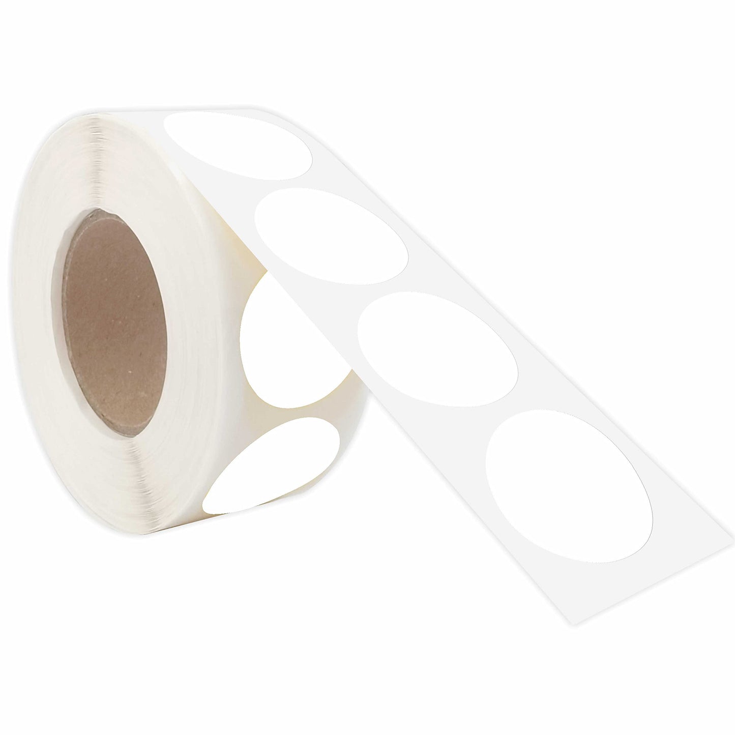 PARLAIM 1 Inch Round Permanent Adhesive Color-Code Dot Stickers, 1000 Stickers Roll Dispenser Box White Circle Labels 1 Roll-1000 Pack
