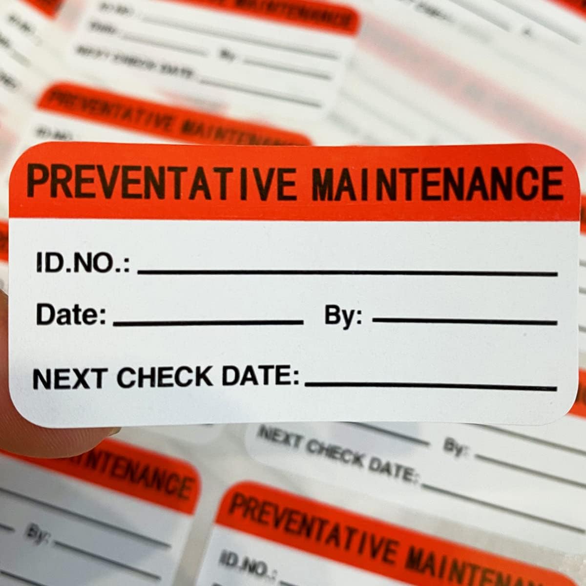 2x1 Inches Preventative Maintenance Labels,Inspection Safety Label by/Date/Next Stickers,Inventory Shipping Pallet Stickers,200 Pcs.