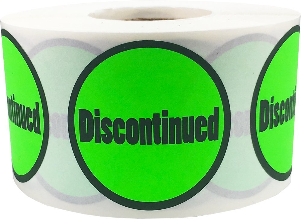 Discontinued Retail Labels 1 1/2 Inch Round Circle Dots 500 Adhesive Stickers