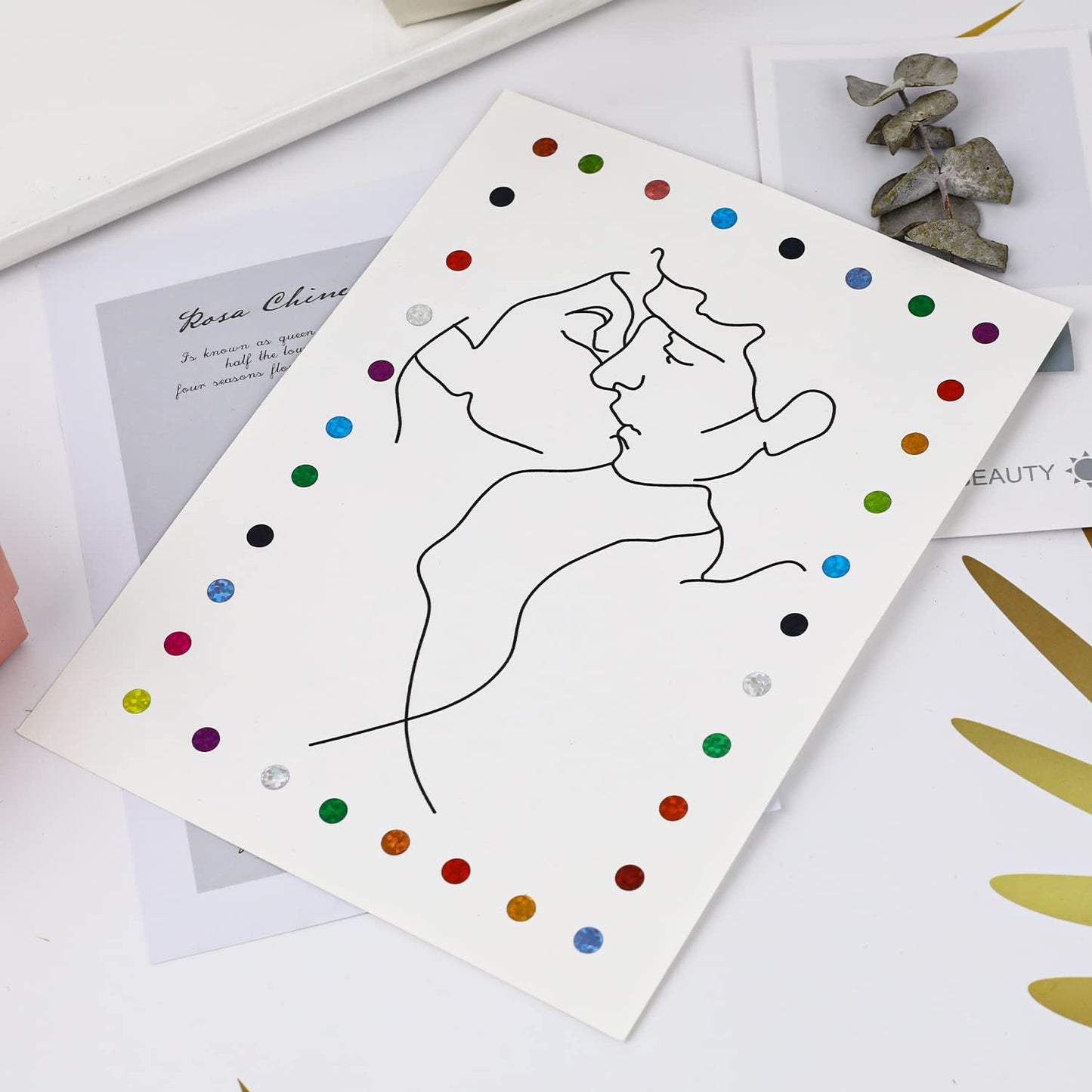1/4" Laser Color Coding Labels 20 Sheets Shinny Round Dot Stickers Circle Dot Labels 16 Colors Colorful Coding Label Sticker for Office and Student 3520