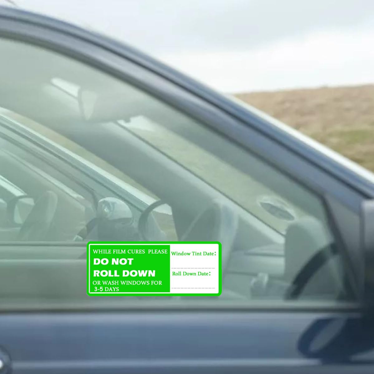 DO NOT ROLL Down Warning Stickers Labels Window Tint Tools Do Not Roll Down Automotive Self-Adhesive Stickers Window Stickers Cauion Label for Car Window Switch Tape Warning (500 Pcs)